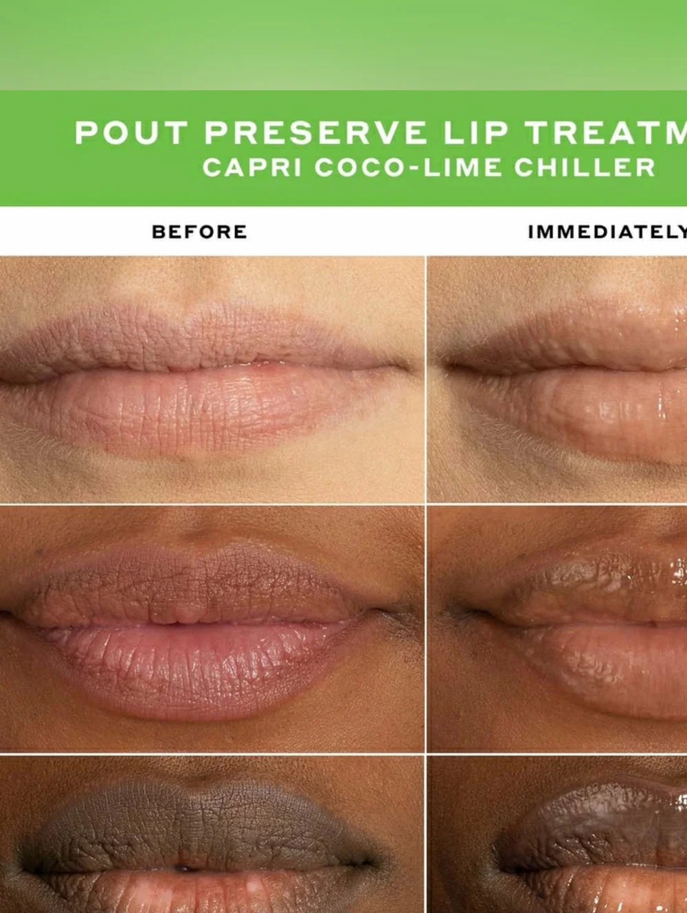 🥥Lip Need🥥BNIB OLE HENRIKSEN CAPRI COCO-LIME Pout Preserve Chillers Lip Balm!!